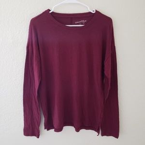 Drop Shoulder Long Sleeve TShirt Universal Thread